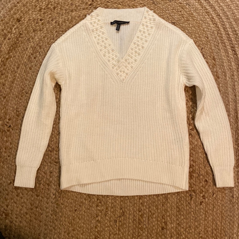 WHBM Pearl Sweater